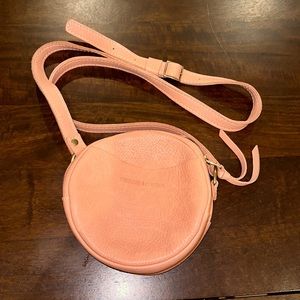 Portland leather goods circle crossbody